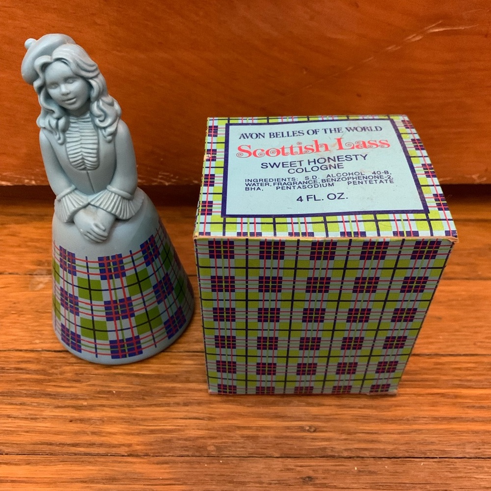 Vintage Avon Belles of The World Scottish Lass Perfume Bottle Decanter